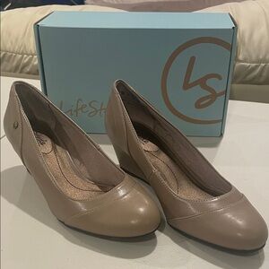 Life Stride Stone Heirloom Wedges